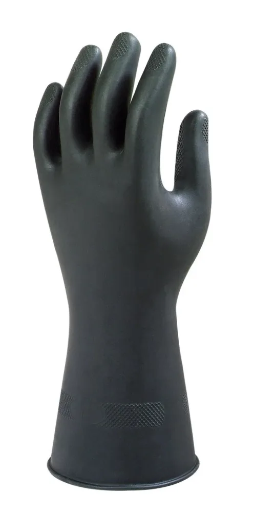 Ansell AlphaTec 87-118 Kemskyddshandske Latex, flossad 6.5