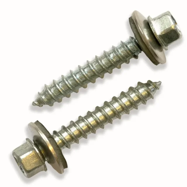 Ejot 820025 Byggskruv rostfri, för trä, m. gummitätning 6.5 x 64 mm, 150-pack