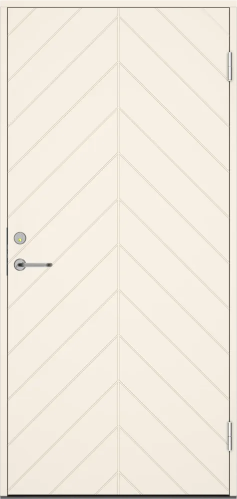 Swedoor C5000 Ytterdörr vit (S 0502-Y) 988x2080 mm
