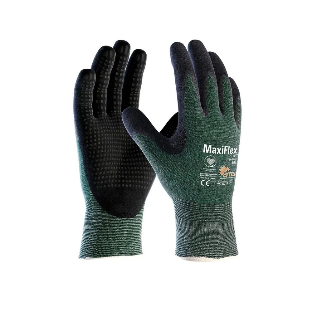 ATG MaxiFlex 34-8443 CutB Montagehandske grön 10