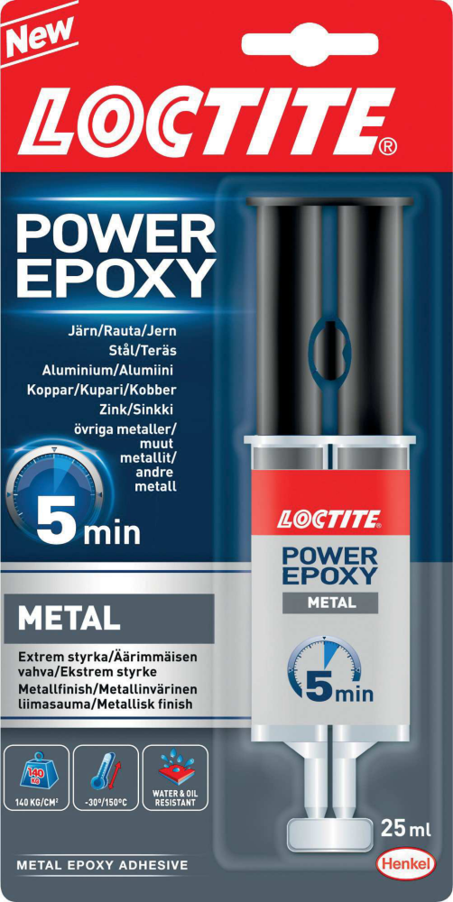 EPOXYLIM LOCTITE STÅL 5MIN 0,025L