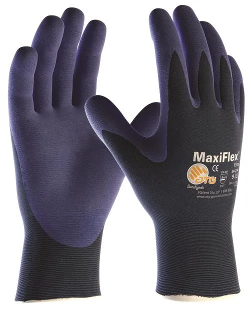 ATG MaxiFlex ELITE 34-274 Montagehandske blå 9