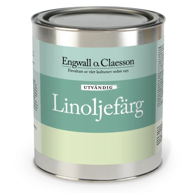 Linoljefärg utvändig 1 L Ljusockra 1A-92