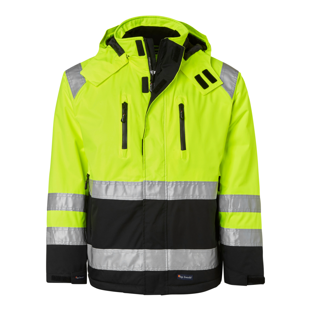VINTERJACKA TOP SWEDE 122 GUL/SVART XXL