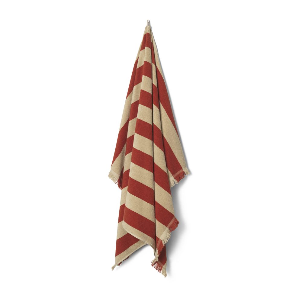 Alee badlakan 100x150 cm, Light Camel-Red