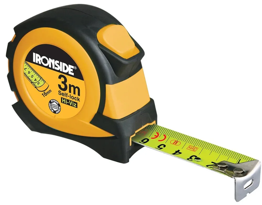 Ironside 150047 Måttband self-lock 8 meter