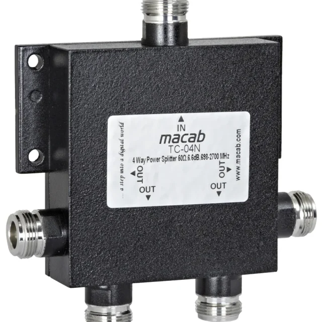Televes 452701 Fördelare TC-N TC-04N, 4-vägs