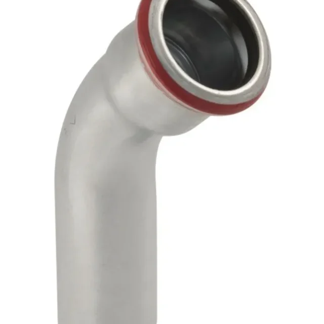 Geberit 1551094 Böj 45°, 1 muff, pressmuff x spetsände 18 x 18 mm