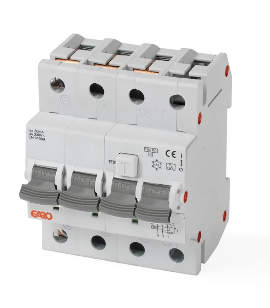 Garo RCBO GS B16A 4P Personskyddsautomat 4-polig, 230V 16 A - Bild 2
