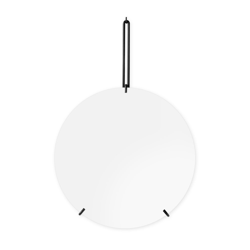 Moebe Wall mirror Ø 30 cm, Svart