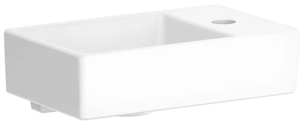 Gustavsberg Artic 4G369L38 Tvättställ 36x22, blandarhål höger Mattsvart - Bild 2