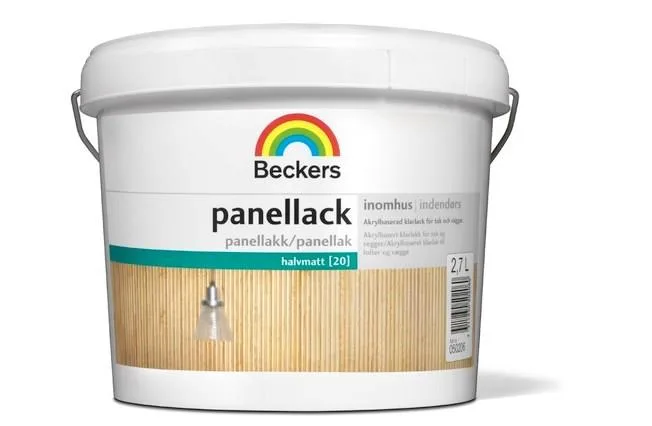 Beckers 050206 Panellack halvmatt Transparent