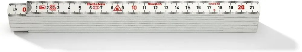 Hultafors GE 59-2-10 GU Måttstock 2 meter Gul - Bild 2