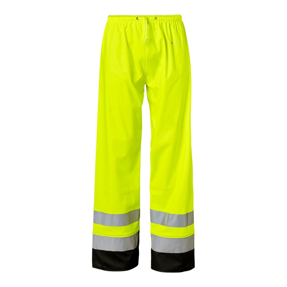 REGNBYXA TOP SWEDE VARSEL GUL/SVART XXL