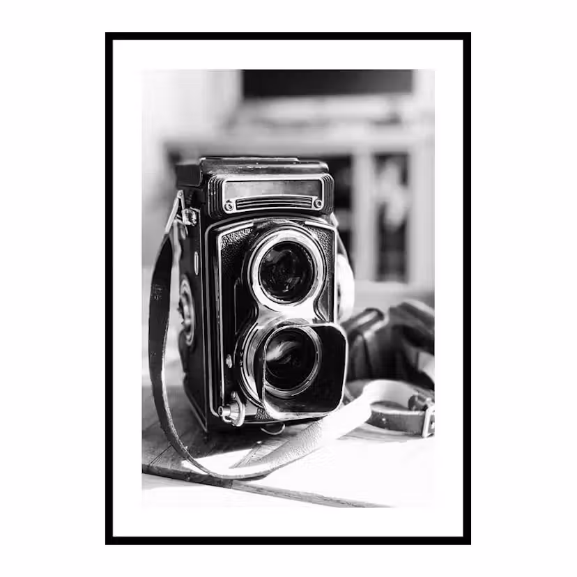 Poster Gallerix Vintage Camera Storlek: 21x30 cm