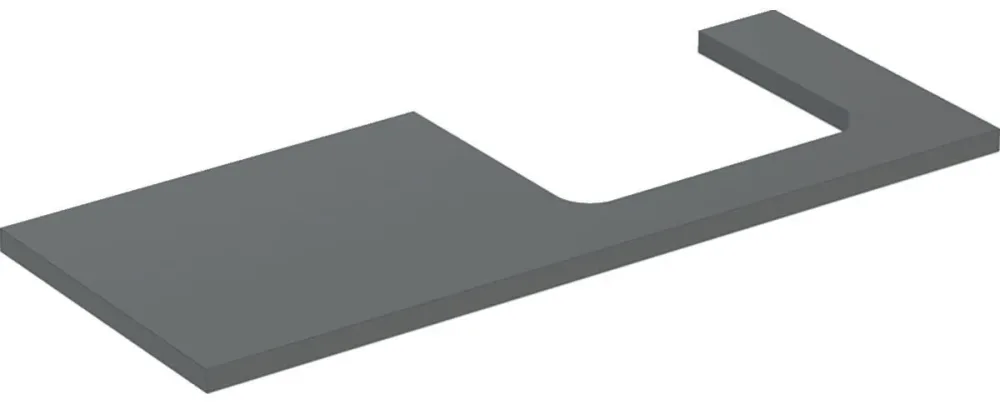Geberit ONE 505.325.00.3 Bänkskiva 120 cm Lava
