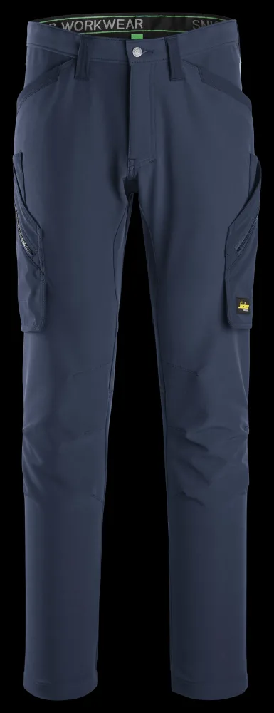 Snickers Workwear 6873-9595 FlexiWork Arbetsbyxa marinblå 56