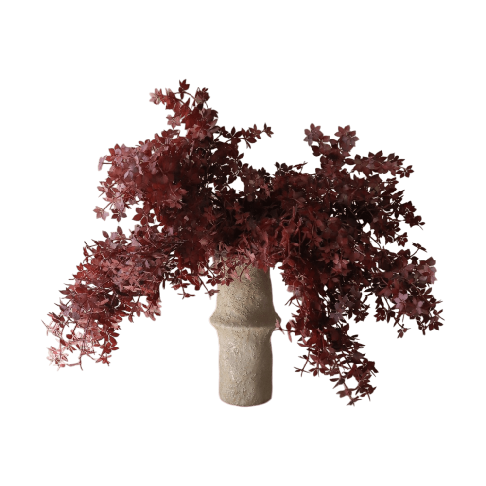 Burgundy Maple Branch konstgjord bukett, 107 cm, 4 st