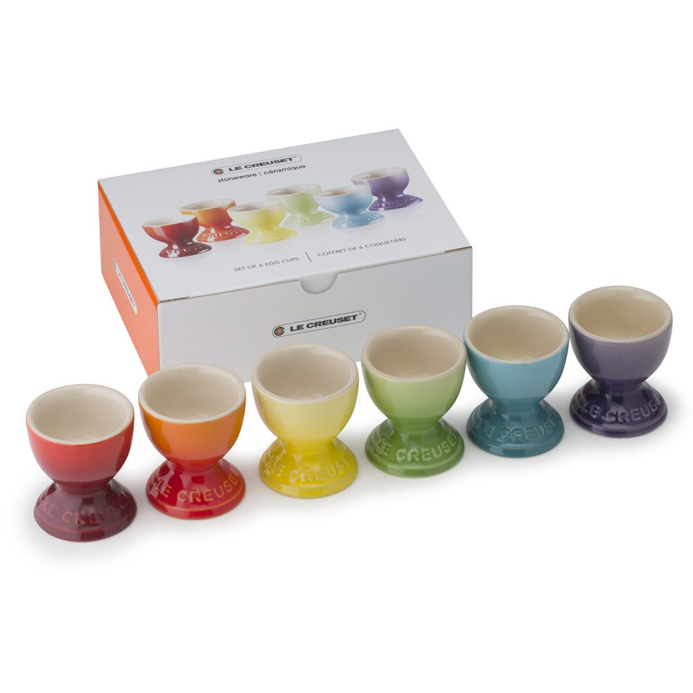 Le Creuset gåvoset äggkopp 6-pack, Rainbow