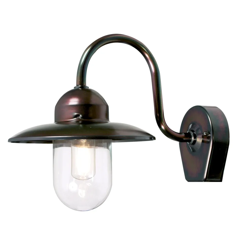 Westal Nisse Väggarmatur 300 x 230 mm, E27 Råkoppar, klart glas