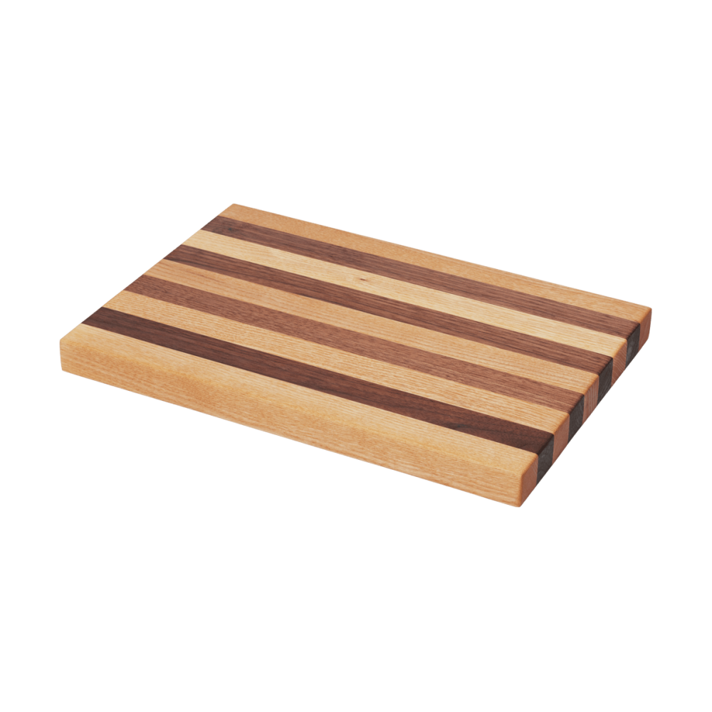 Stribe skärbräda bold 25x36 cm, Walnut-oak