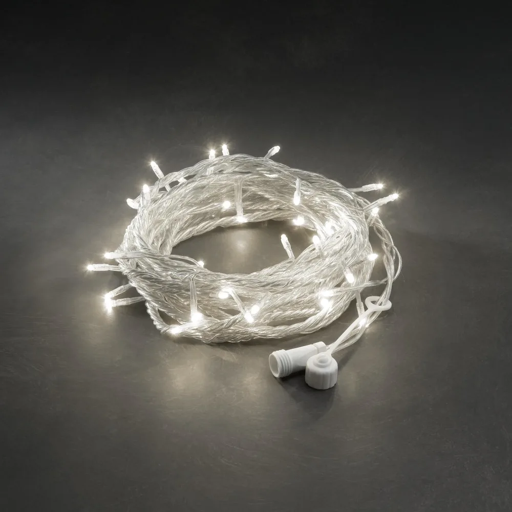 Konstsmide 4850-103 Ljusslinga transparent kabel, 50 LED Varmvita - Bild 2
