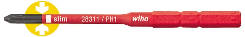 Wiha slimBit 43116 Bits PH, 75 mm,1000 V PH0x75 mm - Bild 2