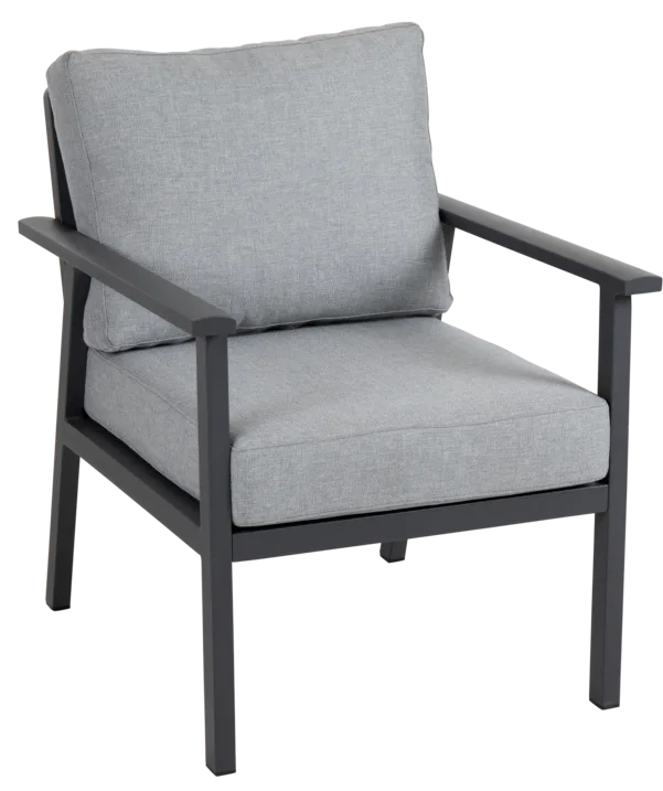 Brafab Samvaro High Fåtölj Antracit/Pearl Grey