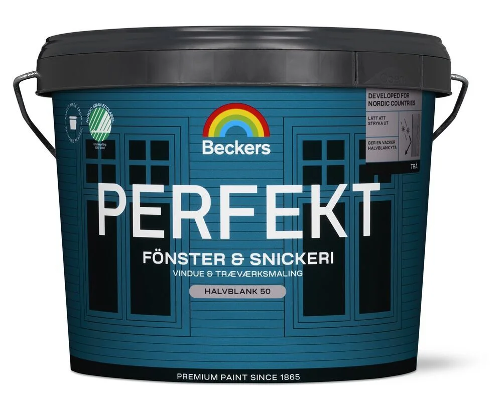 Beckers Perfekt Fönster- och snickerifärg helmatt Valfri kulör