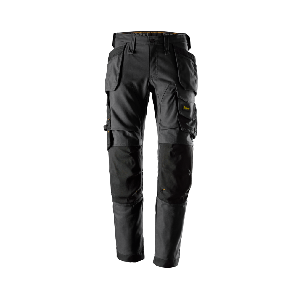 STRETCHBYXA CANVAS AW HF STÅLGRÅ/SVART STL 192
