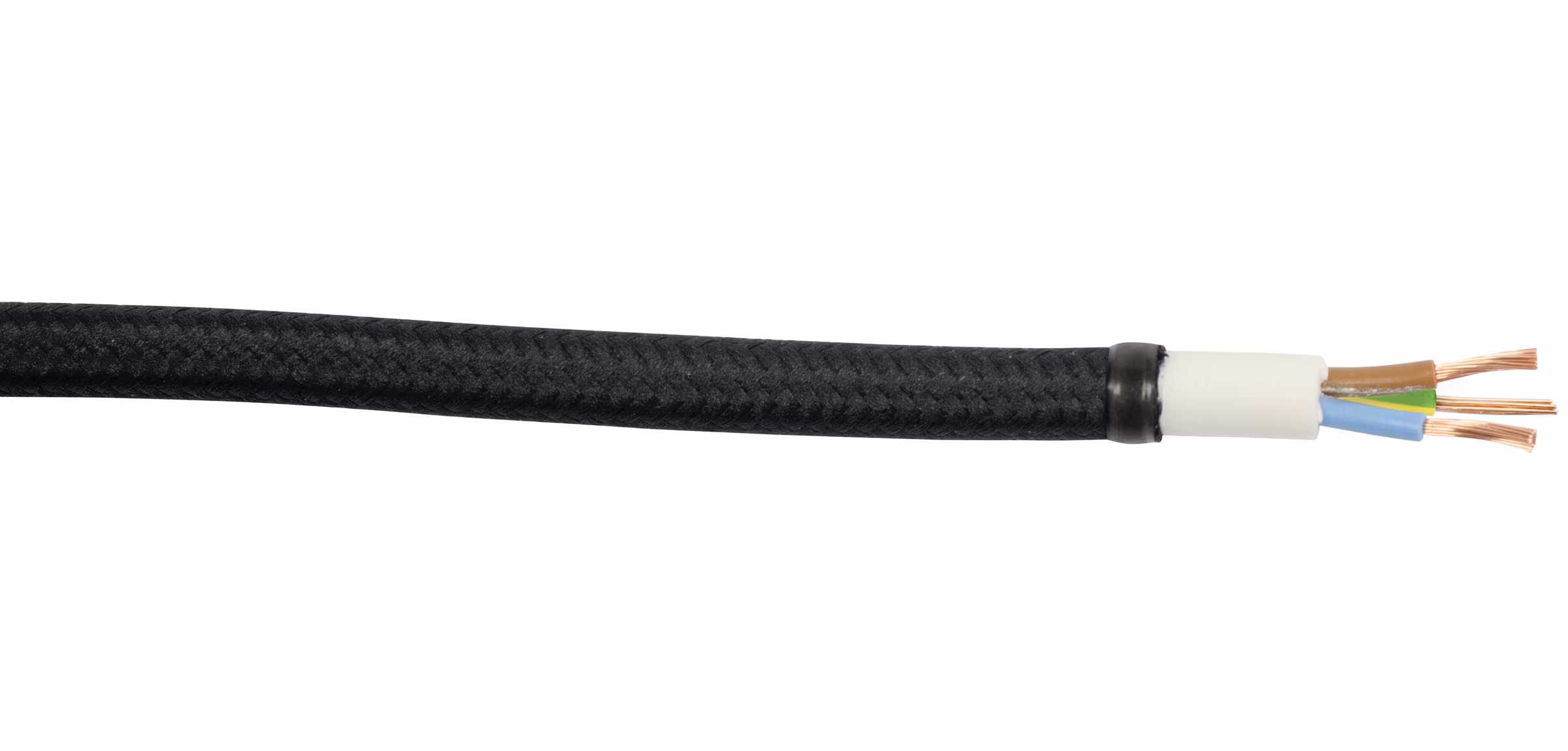 Kjøp Gelia Tekstilkabel SKK, 3G0,75 mm², svart, 3 meter