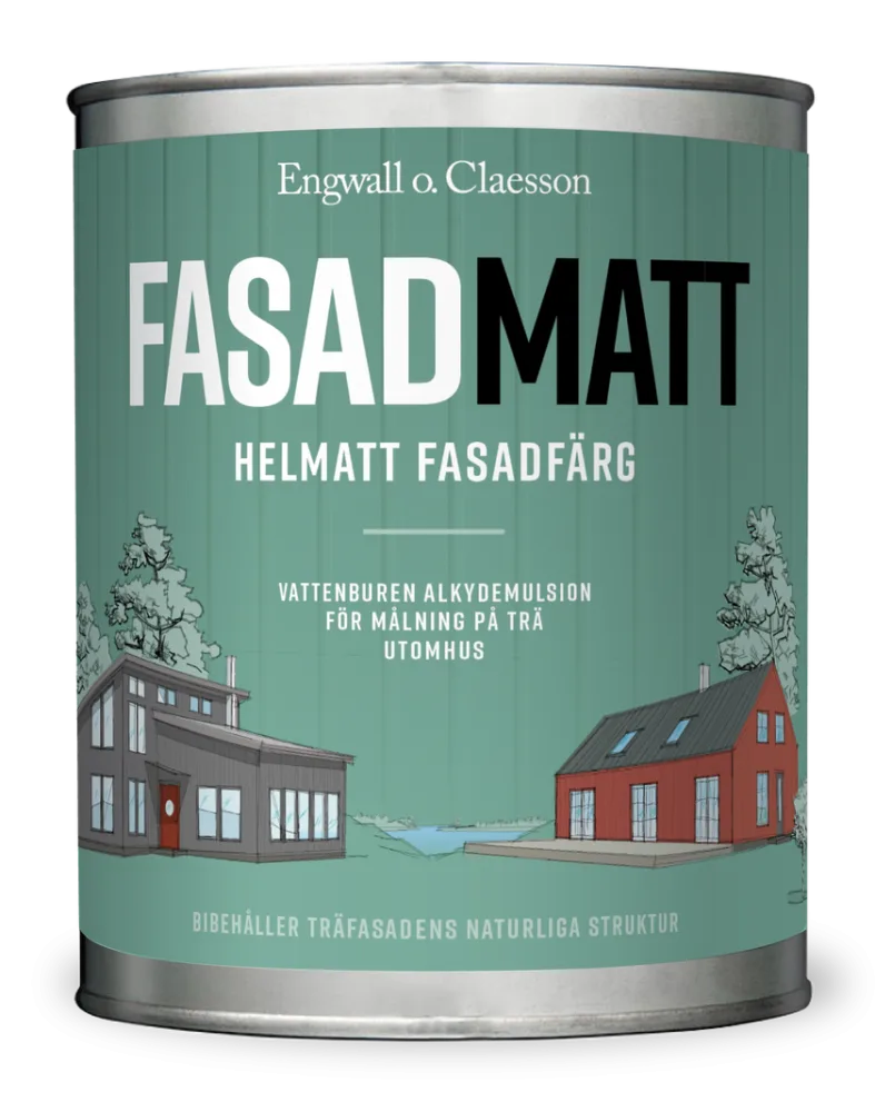 Lasol Fasadmatt 1 L 9095 Svart