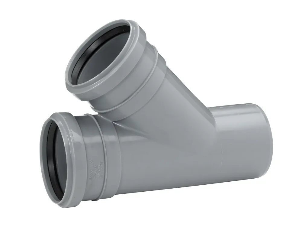 Uponor 3002600701 Grenrör 45° 75 x 50 mm