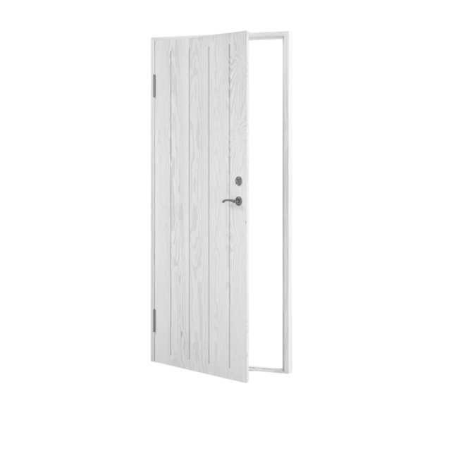 VARMFÖRRÅDSDÖRR 90X200 V CELLO GRUNDMÅLAD