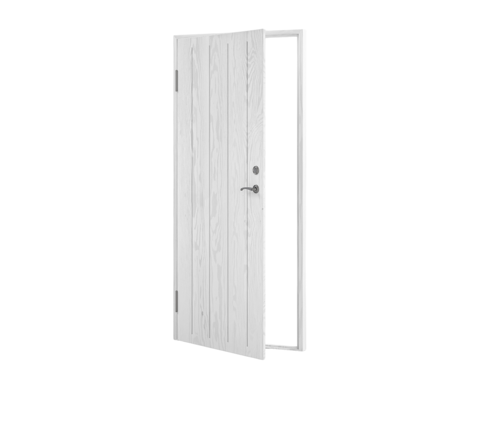 VARMFÖRRÅDSDÖRR 90X200 V CELLO GRUNDMÅLAD