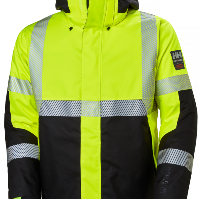 VINTERJACKA ICU H2FLOW LIFEPOCKET GUL/SVART 3XL