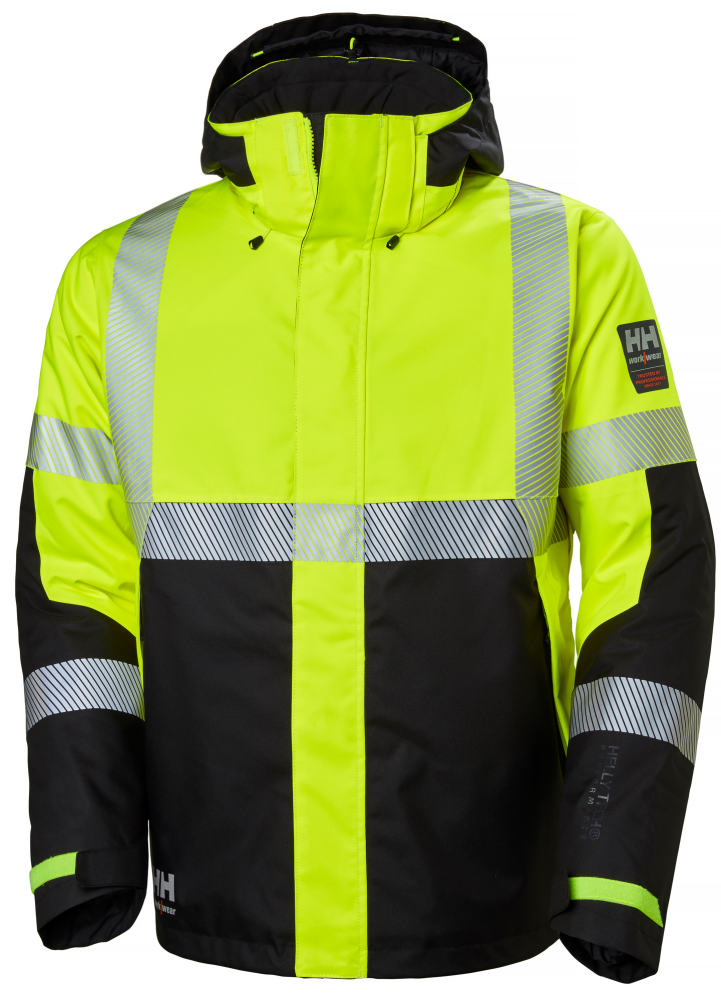 VINTERJACKA ICU H2FLOW LIFEPOCKET GUL/SVART 3XL