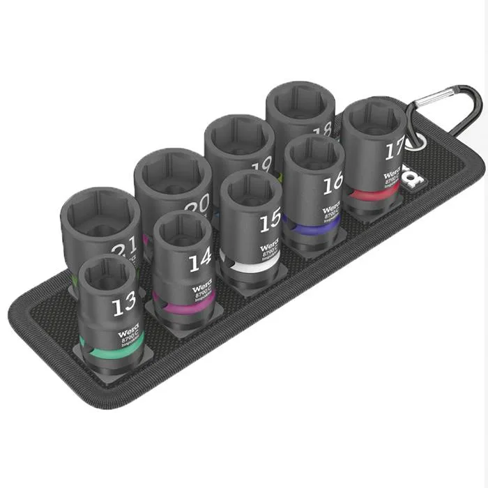 Wera Belt C Impaktor 1 Hylsmejselsats 9 delar