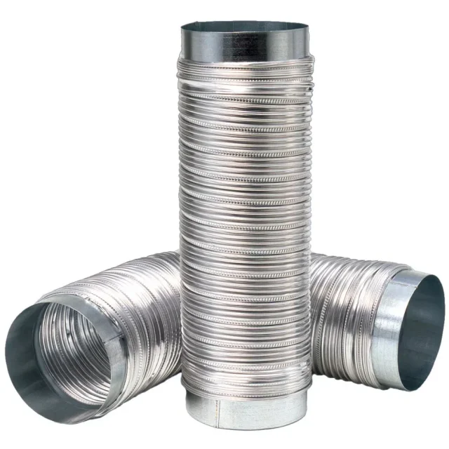 REC Indovent Drasut 200 Metallslang utdragbar 1 m 200 mm
