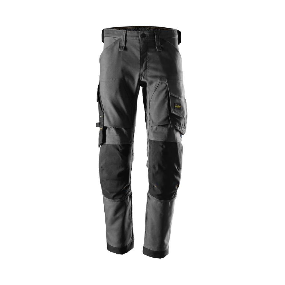 STRETCHBYXA CANVAS AW STÅLGRÅ/SVART STL 46