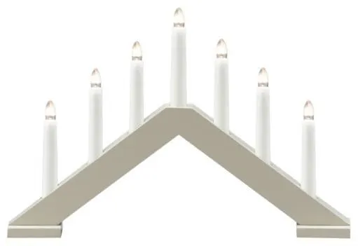 Konstsmide 3985-975 Adventsljusstake 7 ljus Beige