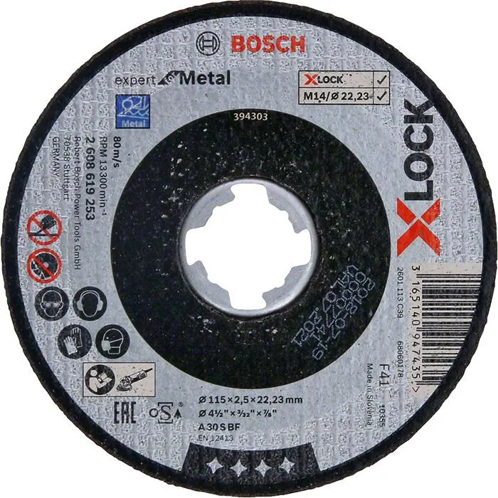 Bosch Expert for Metal Kapskiva med X-LOCK, rak sågning 125 × 1,6 × 22,23 mm - Bild 2