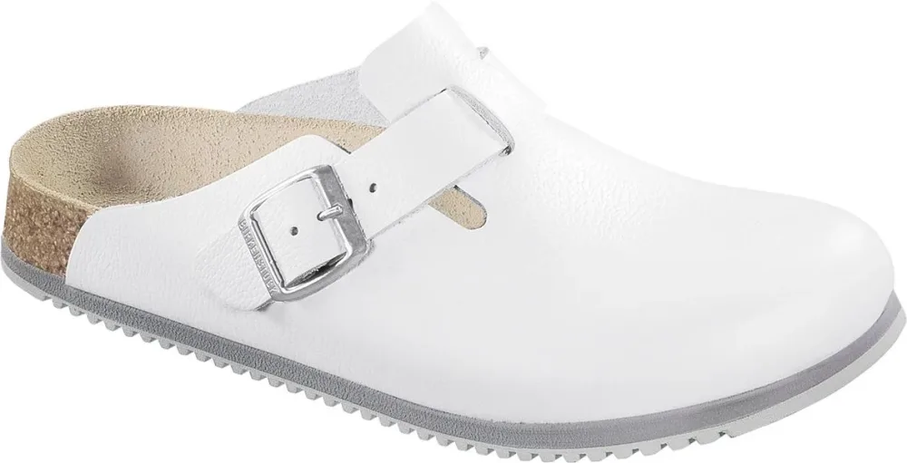 Birkenstock Boston 601340244 Yrkessandal vit, smal läst 45 - Bild 2
