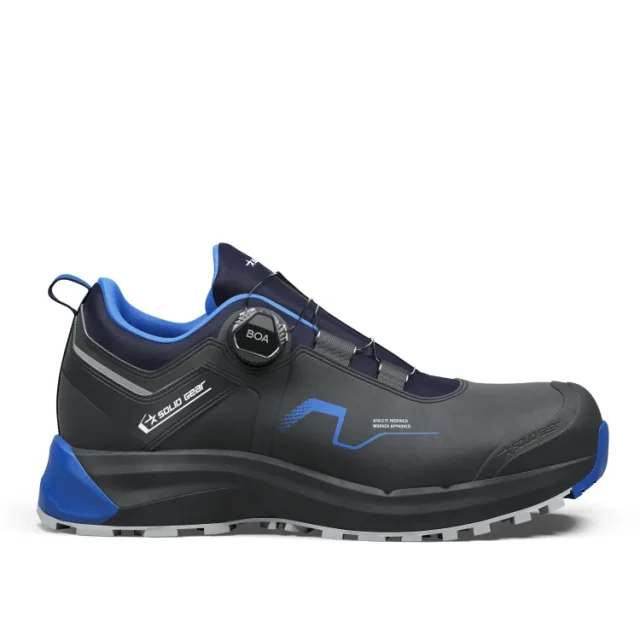 Solid Gear Sonar Low Skyddssko svart/blå 41