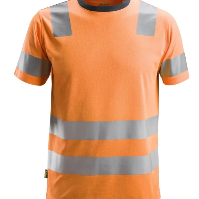 Snickers Workwear 2530 AllroundWork T-shirt varsel, gul Varsel, Gul