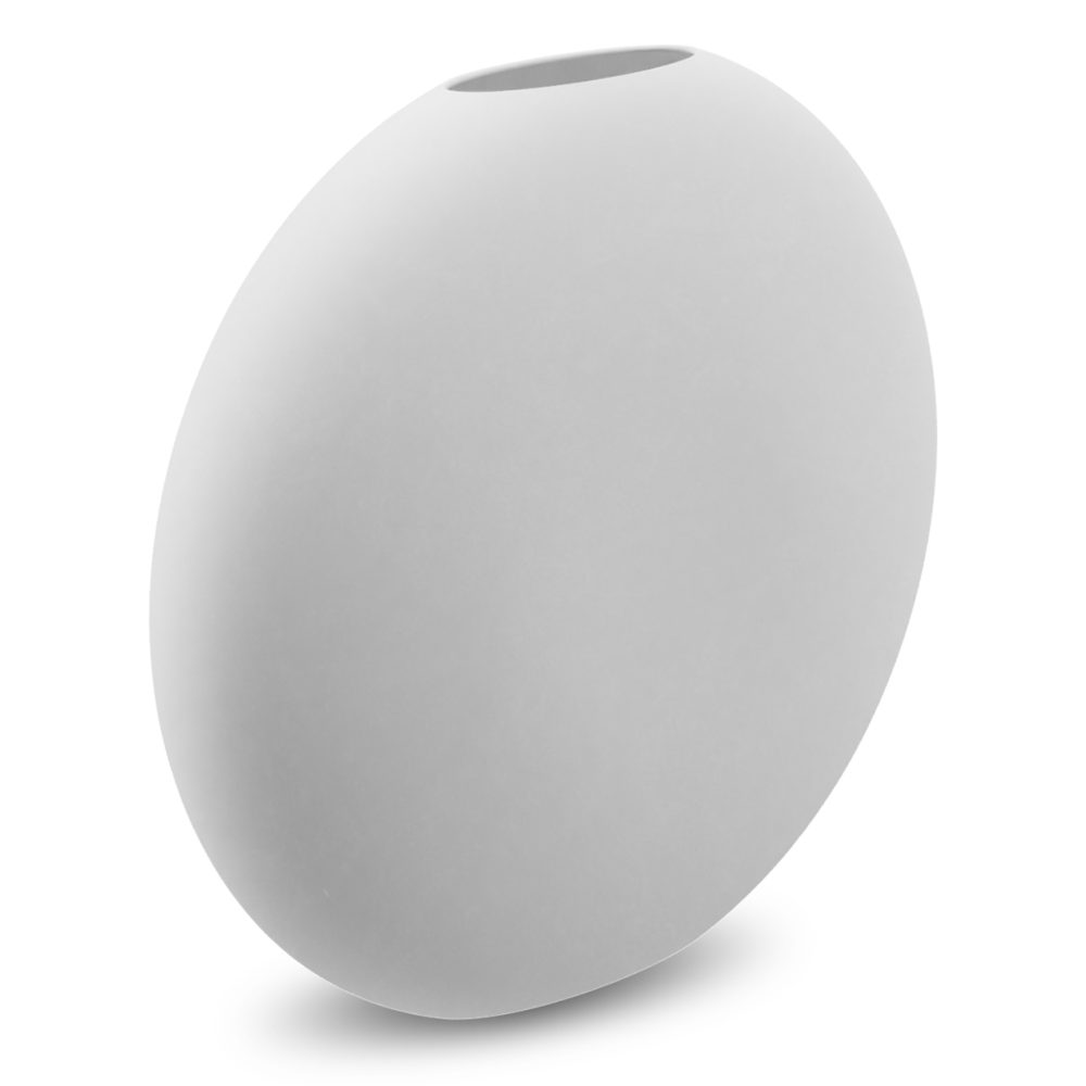 Pastille vas 30 cm, White