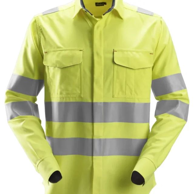 Snickers Workwear 8565 ProtecWork Svetsskjorta varsel, gul L