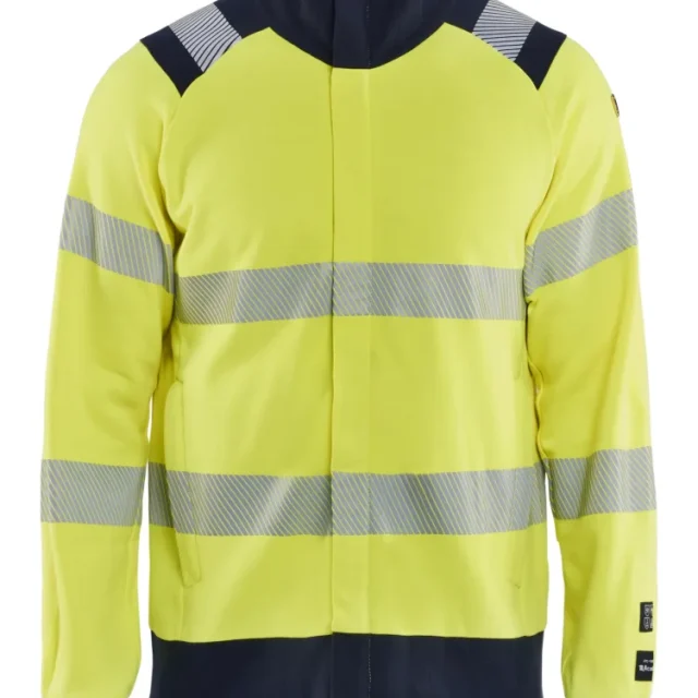 Blåkläder 346117623389XXXL Tröja varsel, gul/marinblå, flamskydd 3XL