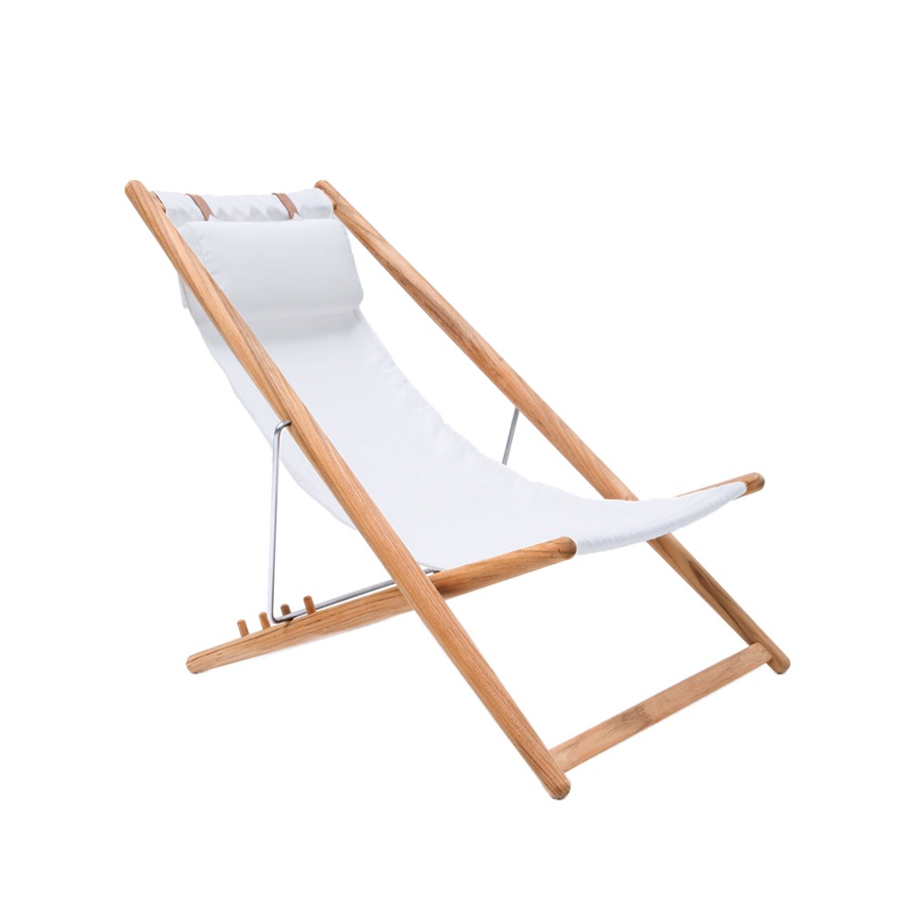 H55 vilstol teak, Agora Nautic white