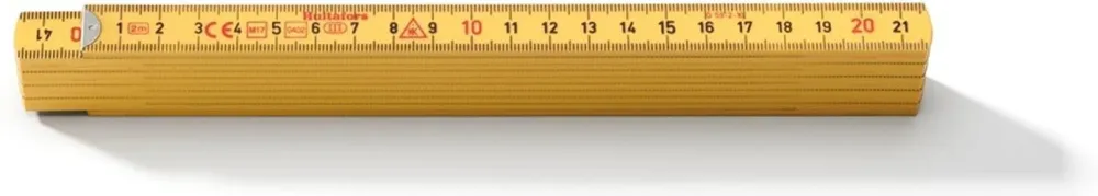 Hultafors GE 59-2-10 GU Måttstock 2 meter Gul